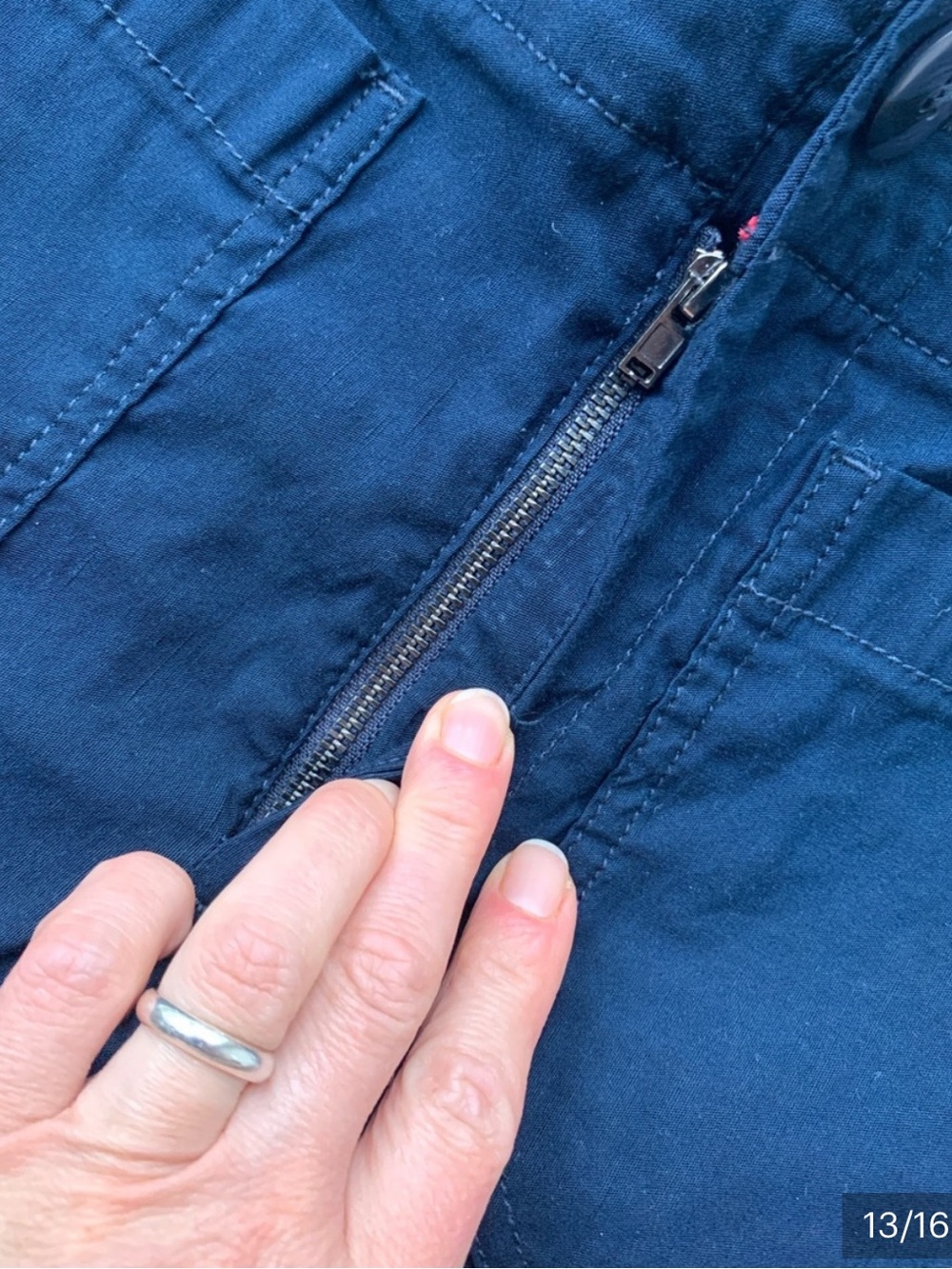 Maeve by Anthropologie Navy Colette Pants, Size 24 waist. - Picture 12 of 16